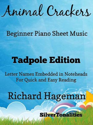 cover image of Animal Crackers Easy Piano Sheet Music Tadpole Edition